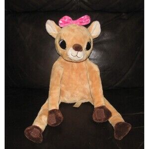 Dan Dee CLARICE Rudolph The Red Nose Reindeer Plush Hugger 18"